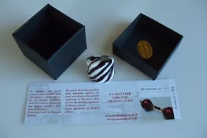 Murano glass Ring original Jewelry UNIQUE Handmade colorful art Ø 18,5 - Picture 1 of 7