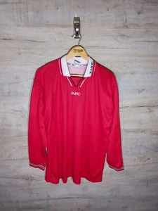 Camiseta deportiva de fútbol americano Jako Xl roja manga larga semiprofesional de colección para hombre SRA - Imagen 1 de 6