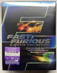 *NEW* Fast  Furious: 6 Movie Collection (6 Blu-ray Box Set, Canada, 2014) - Picture 1 of 3