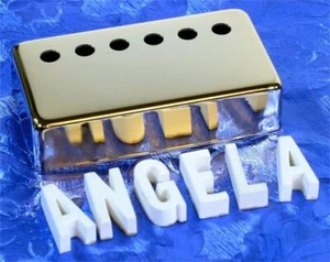 Bright Gold Humbucking Pickup Cover For Vintage Gibson 49.2mm Spacing, #GGHC - Picture 1 of 1