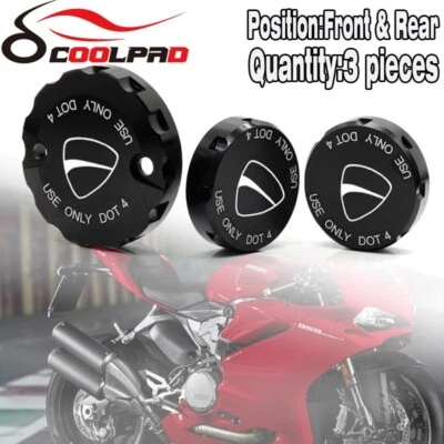 Cubierta de depósito de embrague de freno para Ducati Panigale 899 959 1199/S/R 1299/S/R V2 V4 Foto 1 de 4
