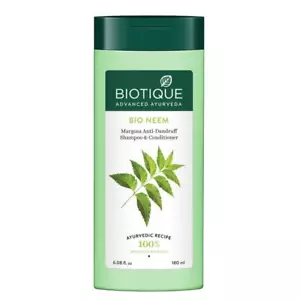 Champú y acondicionador anticaspa Biotique Fresh Neem control caspa - 180 ml - Imagen 1 de 10