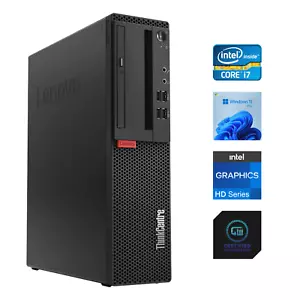 Lenovo M710s - i5-7400 3.5GHz - 512GB SSD + 2 TB HDD - 16GB RAM - Windows 11 Pro - Picture 1 of 1
