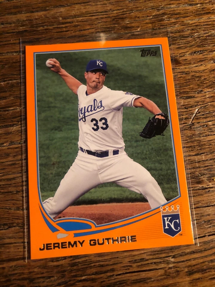 2013 Topps Factory Set Orange Parallel Jeremy Guthrie Royals 289 /230 - Image 1 of 1