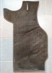 NICE USED ORIGINAL PORSCHE 911 PASSENGERS BLACK CUT PILE FRONT FLOOR MAT TARGA 3 - Picture 1 of 5