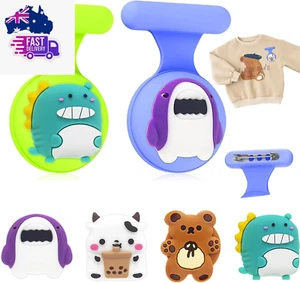 2 Pack Air Tag Holder Kids, Cute Silicone Apple Air Tag Holder for Kids, GPS Tra - Picture 1 of 12