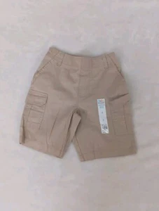 365 KIDS Garanimals Boys Tan Khaki Pockets Elastic Waist Pull On Shorts Sz 6 NEW - Picture 1 of 7