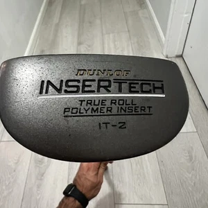 Men right handed steel shaft face balanced Dunlop Insertech mallet putter - Picture 1 of 5