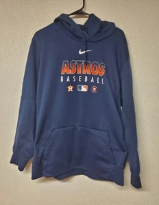Mens Nike MLB Houston Astros Official Team Hoodie Sweatshirt Dri-Fit Size XL - Picture 1 of 3