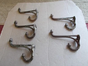 VINTAGE WANDHALTERUNG HAKEN PATINA BAUERNHAUS ~ 2 DEFEKT ~ ABGEPLATZTE FARBE ~ ~ UNTEN LESEN ~ ~ - Bild 1 von 18