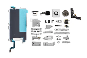 IPHONE 6 Calor Metal de Hoja Sensor Luz Auricular Tornillos Piezas Pequeñas Set - Imagen 1 de 1