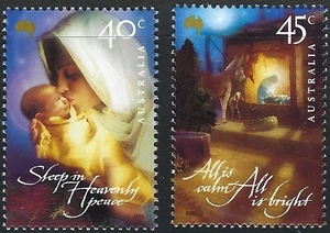 Australia SG# 2056/57 2000 Navidad conjunto de 2 como nuevo MUH MNH - Imagen 1 de 1