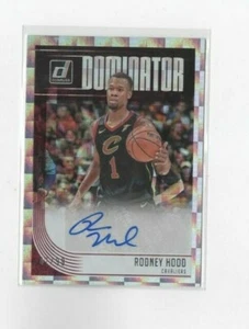 RODNEY HOOD 2018-19 Panini Donruss Dominator Autograph Red #D 02/99 CAVS - Bild 1 von 2