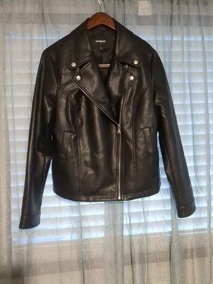 Chaqueta de moto de cuero sintético Express talla L Foto 1 de 4