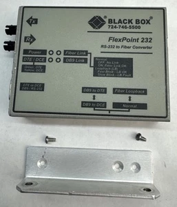 BLACK BOX FLEXPOINT RS-232 TO FIBER CONVERTER ME662A-ST - Bild 1 von 5
