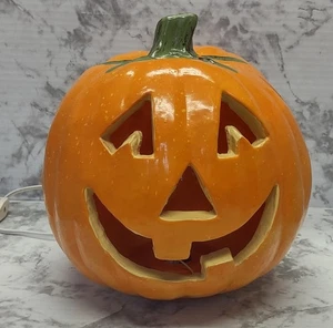 De Colección Halloween Calabaza Iluminar Jack-o'-Lantern 9" Plástico Pascua Ilimitado - Imagen 1 de 10