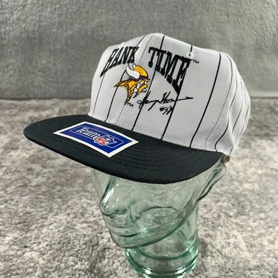 De Colección Minnesota Vikings Gorra Gorra Para Hombres Snapback Gris Henry Thomas Hank Time Años 80 90 Foto 1 de 4
