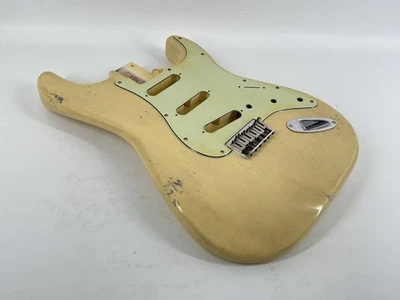 MJT Official Custom Vintage Aged Nitro Guitar Body Mark Jenny VTS Vintage White - Image 1 of 4