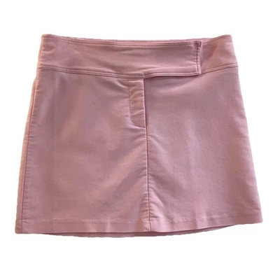 Minifalda Sirenas Rosa Talla Pequeña Elástica Rayón Hecha en EE. UU. De Colección Y2K Pastel Foto 1 de 4