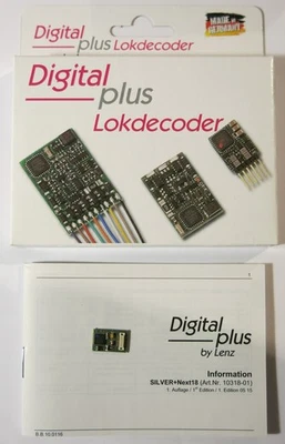 Lenz 10318-01 Lokdecoder Silver +, Next 18, N / TT / H0 - Bild 1 von 3