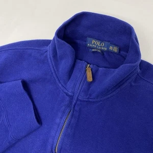 Polo Ralph Lauren Men's XXL Estate Rib Blue Cotton Long Sleeve Pullover Sweater - Picture 1 of 6