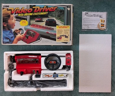 NEW 1989 Sega Tyco Video Driver VHS Video Game Instructions Complete Rare Retro - Image 1 of 4