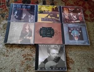 7 CD lot 1980s-90s Rock  Mix Various Artists Tested: Raitt, Sting, R.Stewart - Picture 1 of 18