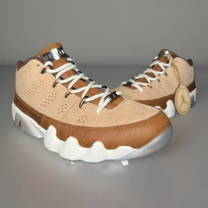 Scarpe da golf Nike Air Jordan 9 G Masters Woodgrain FN6929-200 da uomo taglia 6 nuove - Foto 1 di 16