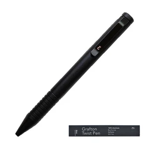 Everyman Grafton Mini Twist Ballpoint Pen, Black - Picture 1 of 9