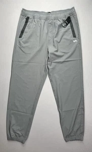 Pantalones deportivos RVCA para hombre Kevin EW gris cintura elástica elásticos talla L - Imagen 1 de 8
