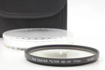 [MINT w/ Caes] Fuji Fujifilm Center Filter ND-2X G617 GX617 77mm Lens From JAPAN - Image 1 of 4