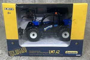 1/32 Ertl New Holland LM7.42 Telehandler W/ Attachments DieCast NEW - Picture 1 of 7