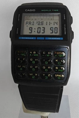 Rare Vintage Casio DBC-103 Data Bank Telememo Calculator Watch - Working Properl - Image 1 of 4