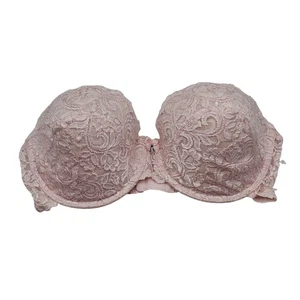 Secret Treasures Womens Sz 38D Strapless Bra All Lace Light Pink - Picture 1 of 5