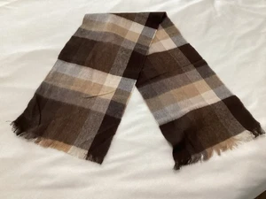 Don Loper Beverly Hills Unisex Neutral Colored Acrylic Neck Rectangle Scarf - Picture 1 of 4
