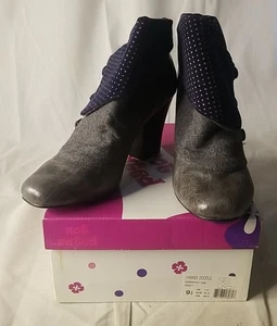 Women's Ankle Booties by Not Rated- Yankee Doodle Grey Size 9.5 - Picture 1 of 7