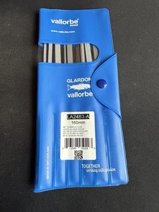 Glardon Vallorbe LA2483-A Set of 12 160mm Swiss Assortment Needle Files NEW - Picture 1 of 4