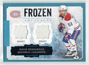 13-14 UD Upper Deck Frozen Artifacts  David Desharnais  Dual Jerseys - Picture 1 of 1