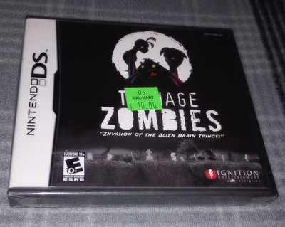 Teenage Zombies: Invasion of the Alien Brain Thingys (Nintendo DS) NEW SEALED - Image 1 of 4