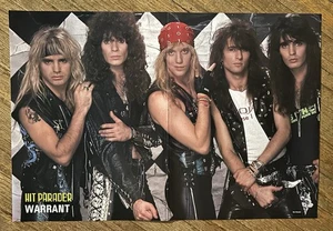 De colección Años 80 90 GARANTÍA REVISTA PÓSTER PLIEGUE CENTRAL Banda Jani Lane Pinup Plegable - Imagen 1 de 2
