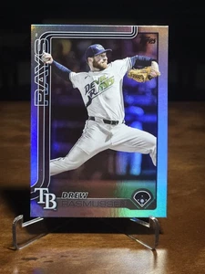 Drew Rasmussen 2025 Topps Update Rainbow Foil- US316 - Tampa Bay Rays - Picture 1 of 2