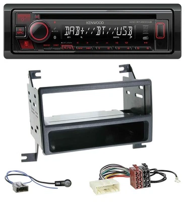 Kenwood MP3 CD USB Bluetooth DAB Autoradio für Nissan Juke (J15, 2010-2014) - Bild 1 von 4