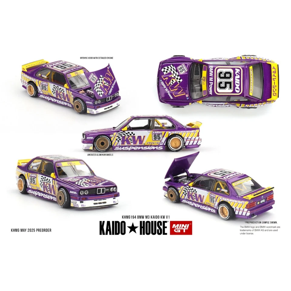 Mini GT Kaido House - BMW M3 KAIDO K&W V1 - KHMG194 - Bild 1 von 1
