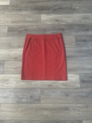 Falda Halógena Talla 10 Coral Lápiz Espalda Cremallera Hasta la Rodilla Mini Oficina Preppy Carrera Foto 1 de 4