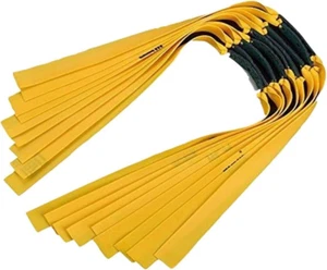 16pcs 0.75mm Slingshot Rubber Bands Replacement Flat Hunting Catapult Elastic... - Picture 1 of 12