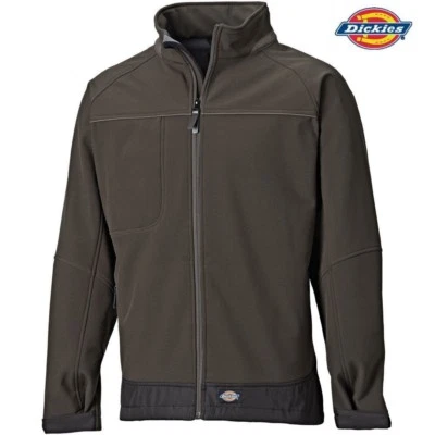 Mens Softshell Waterproof Jacket Breathable Dickies Combrook  3-4XL - Image 1 of 2