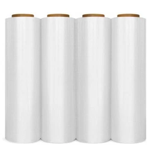 8 Rolls 18" X 1500 FT Hand Stretch Plastic Film Shrink Pallet Wrap 80 Gauge - Picture 1 of 6