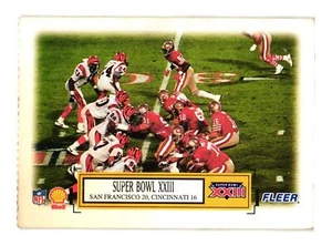 1995 Fleer Shell #1 Super Bowl XXIII - Picture 1 of 2