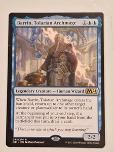 Barrin, Tolarian Archmage -Magic 2020 Core Set M21 Magic the Gathering MTG Bello! - Foto 1 di 2