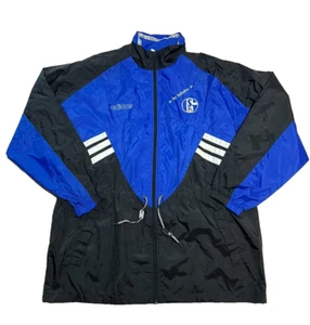 FC Schalke 04 Trainingsjacke Jacke Regenjacke Adidas Gr. XL (kein Trikot) - Bild 1 von 6